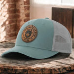 American Flag Engraved Patch Snapback Hat