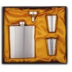 Personalized Hip Flask Liquor Whiskey Alcohol Cap Stainless Steel Pocket gift