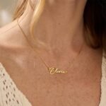 18K Gold Plated Custom Name Necklace: Personalized Jewelry Gift - Image 3