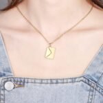 Love Letter Envelope Pendant Necklace Customized Stainless Steel Jewelry Confession Valentine Day Mother Day Gift - Image 4