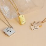 Love Letter Envelope Pendant Necklace Customized Stainless Steel Jewelry Confession Valentine Day Mother Day Gift - Image 9