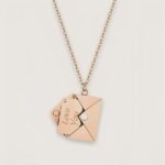 Love Letter Envelope Pendant Necklace Customized Stainless Steel Jewelry Confession Valentine Day Mother Day Gift - Image 5