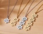 Personalized Multi-Paw Print Necklace Pet Lover Gift Animal Print Custom - Image 6