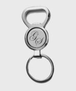 Personalised Bottle Opener Keychains Key Ring Heavy Duty Zinc Alloy Pendant