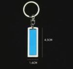 Personalized License Plate Keychain Custom Car Key Ring - Image 3