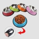 PERSONALISED Pet Feeding Bowls Stainless Steel Non-slip Dog Cat Bowl Durable - Image 9