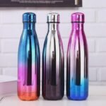 Personalised Custom Engraved insulated 500ml Water Bottle hot Cold Thermal Flask - Image 6