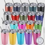 Stainless Steel Insulated Tumbler Personalised 590ml/20oz Double Wall Travel Mug - Image 2