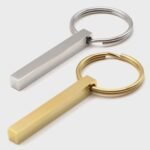 Stainless Steel Custom Letter Name Key Chain Personalized Engraved Keyring Gifts - Image 2