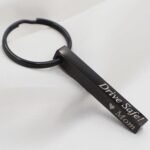 Stainless Steel Custom Letter Name Key Chain Personalized Engraved Keyring Gifts - Image 3