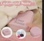 Mini Personalised jewelry storage box PU leather portable travel Organiser - Image 4
