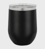 Wine Glass Tumbler Personalised 12oz Stemless Insulated DoubleWall Camp Tumblers - Image 4