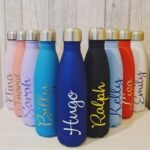 Personalised Custom Engraved insulated 500ml Water Bottle hot Cold Thermal Flask