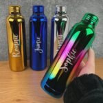 Personalised Custom Engraved insulated 500ml Water Bottle hot Cold Thermal Flask - Image 2