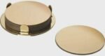 Personalised Coasters 6pc Stainless Steel Drink W/ Holder Table Coasters - Image 8
