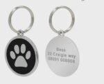 Personalized Paw Print Pet ID Tag, Stainless Steel, Anti-Lost - Image 10