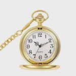 Classic pocket watch shiny retro double-sided bright quartz necklace watch gift - Image 6