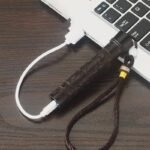 USB Engraving Sandalwood Electronic Rechargeable Flameless Cigarette Lighter - Image 9