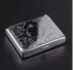 Personalised Cigarette Case Stainless Steel Silver Pocket Pouch 20 Pcs Box - Image 4