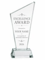 Personalized Crystal Award Appreciation Award Engraved Plaque Employee Recognition Awards