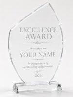 Personalized Appreciation Award Plaque Acrylic Recognition Awards Sports Gift Trophy