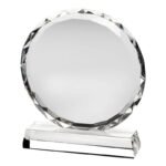 Round Crystal Glass Trophy Medal Graduation Business Appreciation Awards Souvenir Gift - Image 2