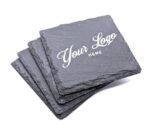 Slate Coasters Personalised Rectangle Shaped Laser Engraved Drink Bar Table Coaster - Image 2