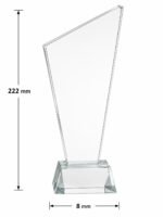 Personalized Crystal Award Appreciation Award Engraved Plaque Employee Recognition Awards - Image 2