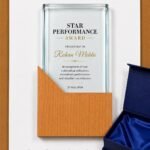 Customised Award Appreciation Rectangular Plaque Employee Recognition Awards
