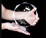 Crystal Glass Trophy Medal Graduation Business Appreciation Awards Souvenir Gift - Image 2