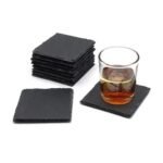 Slate Coasters Personalised Rectangle Shaped Laser Engraved Drink Bar Table Coaster