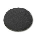 Slate Coaster Personalised Round Shape Laser Engraved Drink Bar Table Coaster - Image 3