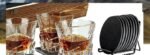 Slate Coaster Personalised Round Shape Laser Engraved Drink Bar Table Coaster - Image 4