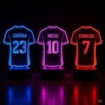 Personalized Soccer Jersey Light with Name & Number – Custom Messi Style LED Lamp for Football Fans, Unique Birthday Gift - Image 2