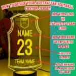 Personalized Soccer Jersey Light with Name & Number – Custom Messi Style LED Lamp for Football Fans, Unique Birthday Gift - Image 8