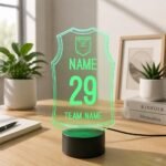 Personalized Soccer Jersey Light with Name & Number – Custom Messi Style LED Lamp for Football Fans, Unique Birthday Gift - Image 9