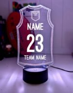 Personalized Soccer Jersey Light with Name & Number – Custom Messi Style LED Lamp for Football Fans, Unique Birthday Gift - Image 7